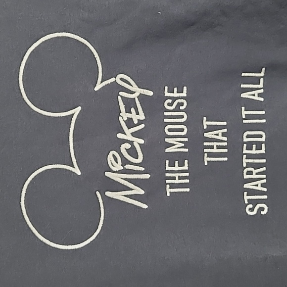 Disney Mickey Mouse Embroidered Navy Blue Crewneck Sweater Womens Size XXS - Picture 6 of 16